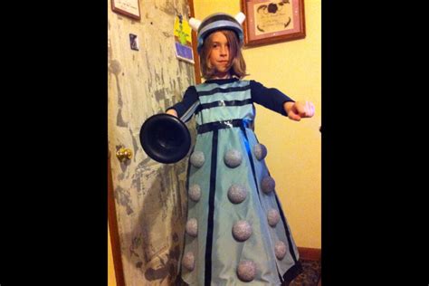 As always, cotton or cotton blends are best for a dress you plan on modding, and always wash clothes first since they are treated with stain resists that. Home Made Dalek Costume! Dr. Who Kids costume DIY | Diy costumes kids, Dalek costume, Diy costumes