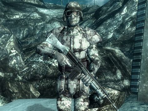 And the only way i can't get the quest is by going into the purifier water. Anchorage Camo Combat Armor at Fallout3 Nexus - mods and community