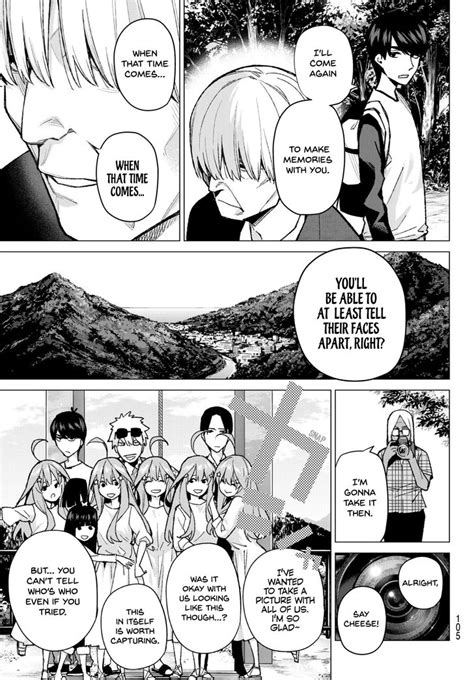 The quintessential quintuplets manga panel. The Quintessential Quintuplets, Chapter 68 - The ...