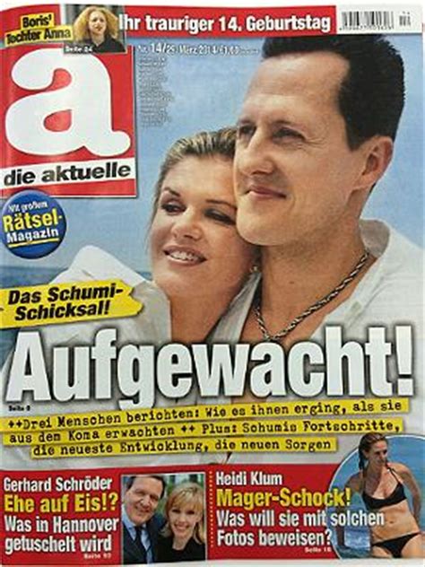 Wie es michael schumacher aktuell geht, ist und bleibt ein geheimnis. Le scandale allemand : Michael Schumacher réveillé ...