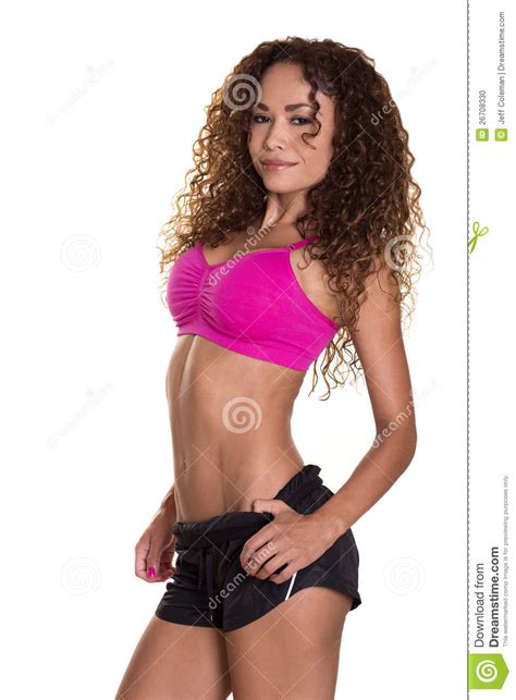 Free for commercial use no attribution required high quality images. Female Fitness Model With A Perfect Body. Stock Photo ...