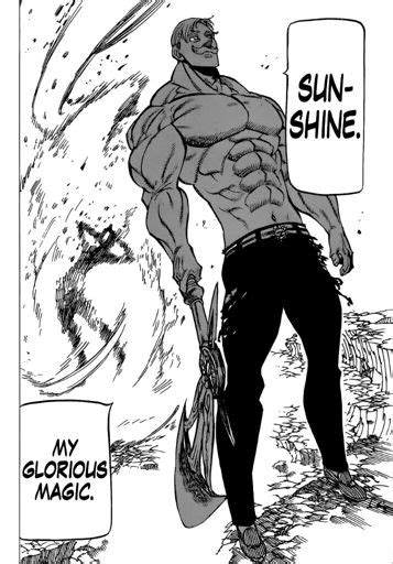 The seven deadly sins were once an active group of knights in the region of britannia, who disbanded after they supposedly plotted to overthrow the liones kingdom. Escanor (Lions' sin of Pride) | Seven Deadly Sins Amino