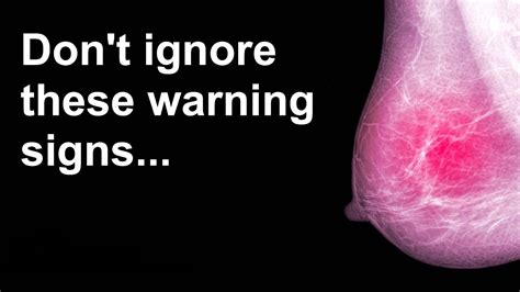 Swelling of all or part of the breast. Awesome Quotes: Women Must Stop Ignoring These 5 Signs of ...