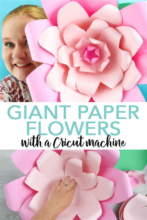 We are so excited to share these giant paper flower bouquets from all around the usa! How to Make Giant Cricut Paper Flowers | The Country Chic ...