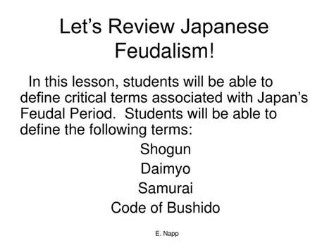 See more ideas about bushido code, bushido, vector free. PPT - Let's Review Japanese Feudalism! PowerPoint ...