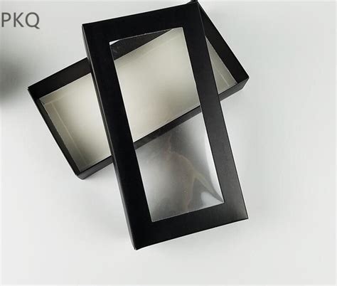 Mayne nantucket 2' rectangular window box. Black Paper Wallet Box With PVC Window 20pcs/lot Covers ...