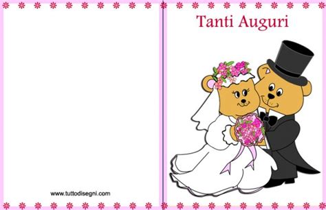 Le frasi per gli auguri di matrimonio sono un aspetto indispensabile a cui un invitato deve pensare per un evento così importante come le nozze. Biglietto auguri per matrimonio - TuttoDisegni.com