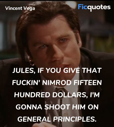 Uma thurman pulp fiction quotes uncomfortable silence. Vincent Vega Quotes - Pulp Fiction