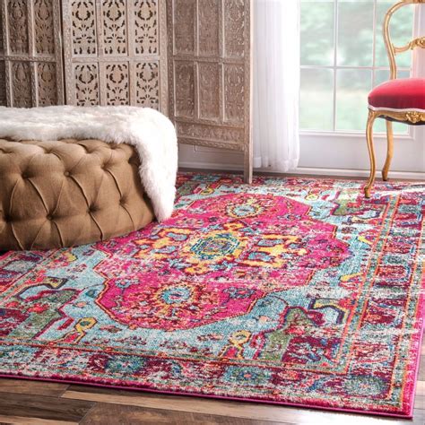 More than 188 swirl rug at pleasant prices up to 17 usd fast and free worldwide shipping! Indoor Pet Friendly Multi Pink Area Rugs Stain Odor Resistant Home Dorm 5'3x7'7 #Nuloom ...