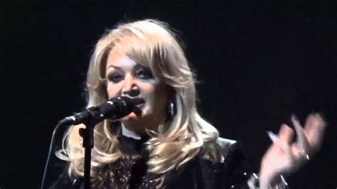 When i was younger and i was in the charts there was so much. Bonnie Tyler 07 02 2015 Indigo at the O2 Full Concert ...