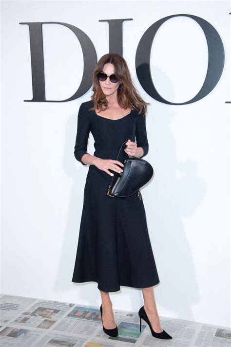 She has been a model. Carla Bruni - Dior Show at Paris Fashion Week 2020 (10 Photos)
