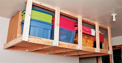 When installing overhead storage racks or devices, always make sure you follow the manufacturer's instructions exactly. How to Install Overhead Garage Storage | DIY | STANLEY Tools