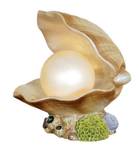 Clam shell decor nzxt bld. cute clam shell with a pearl inside!!! | Novelty lamps ...