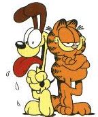 For odie the talking pug, see zeltim odie peterson. Garfield - Wikipedia Bahasa Melayu, ensiklopedia bebas