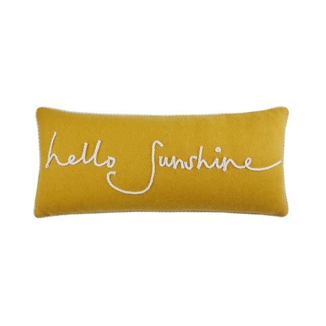 Home furnishing items online available at low prices in india on snapdeal. Hello Sunshine Cushion in 2020 | Cushions, Festive holiday ...