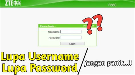 Apa yang harus kita lakukan jika kita lupa akan password konfigurasi modem indihome jenis gpon/ont zte f660 atau f609 dan sejenisnya? Cara Mengatasi Lupa Password Login Modem ZTE F609 INDIHOME ...