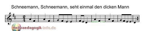 Schneemann, Schneemann seht einmal den dicken Mann - Text Noten Download