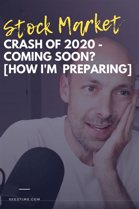 Crashes are driven by panic selling and underlying economic factors. Stock Market Crash Of 2020 Coming Soon (And How I Am ...