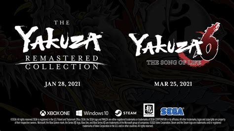 The song of life is set to arrive on march 25 on xbox and pc. Yakuza 3-6 llegará a Xbox One, Xbox Game Pass y PC en 2021 ...