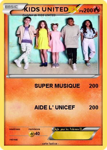 Pokémon unite 2021 introduces a new kind of pokémon battle—one that requires teamwork and strategy. Pokémon KIDS UNITED 7 7 - SUPER MUSIQUE - Ma carte Pokémon