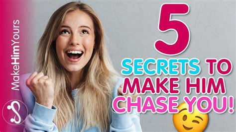 Read this to learn how to make her chase you and see the main 5 things that all girls and women massively respond to and then want to start chasing you. How To Make A Man Chase You - YouTube