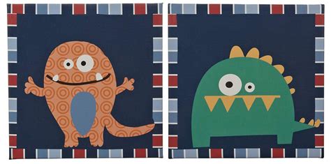 Monster bathroom art, children's bathroom decor, toddlers monster bathroom art, monsters, wash, brush, flush, hang, set of four, prints. Coco and Company Monster Buds Baby Bedding and Decor ...