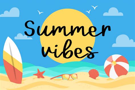 Stream songs including summer, the business and more. Summer Vibes (626435) | Handwritten | Font Bundles