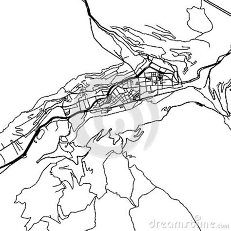It has a surface area of 468 km2. Andorra La Vella Vector Map Stock Vector - Illustration of ...