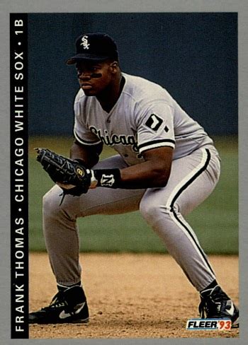 The no name error frank thomas rookie card is still very valuable and very hard to find. 1993 Fleer Baseball Cards - 10 Most Valuable - Wax Pack Gods