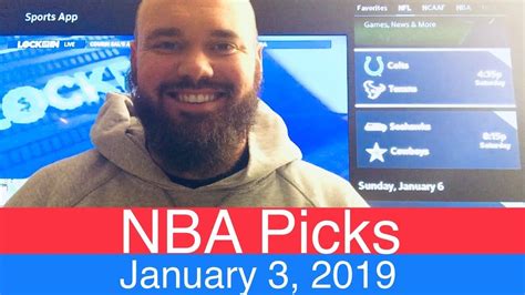 Free nba picks for january 30, 2021. NBA Picks (1-3-19) | Basketball Sports Betting Expert ...