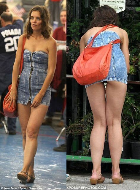 Jennifer lawrence discusses the issue of camel toe whilst filming. PHOTO: Katie Holmes Steps Out In Short Denim Dress | Katie ...