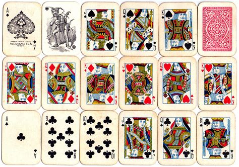 Playing cards names with pictures. Miniature Playing Cards - The World of Playing Cards