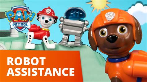 Don't be fooled by the picture. PAW Patrol | Pups and the Robot Assistants | Toy Episode | PAW Patrol Official & Friends - YouTube