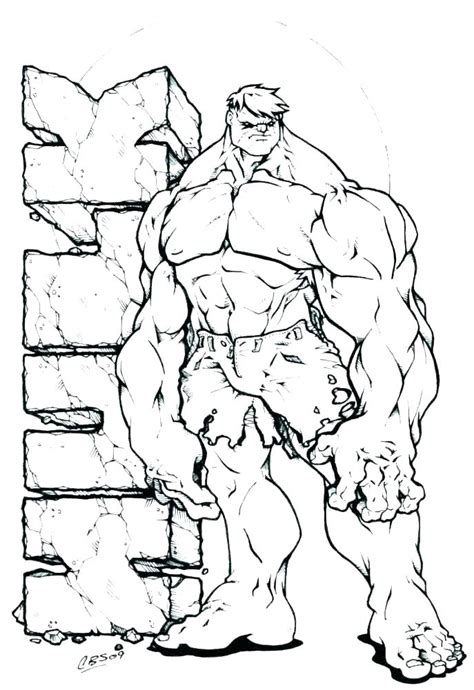 He is sketched here flexing his muscles that give testimony … Incredible Hulk Coloring Pages Free Printable at GetColorings.com | Free printable colorings ...