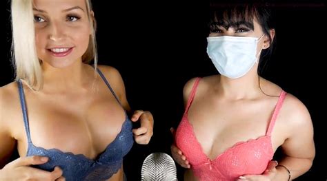 Masked mimmi homemade strip (clip). ASMR Network Bra Scratching with Masked ASMR