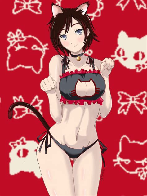 Image of what are your thoughts. Ruby Rose cat cutout catified. by ScattyJester on DeviantArt