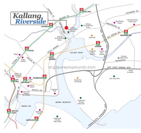 Kallang mrt station 190 m. Kallang Riverside - New Launch | Singapore New Launch » 6100 0601
