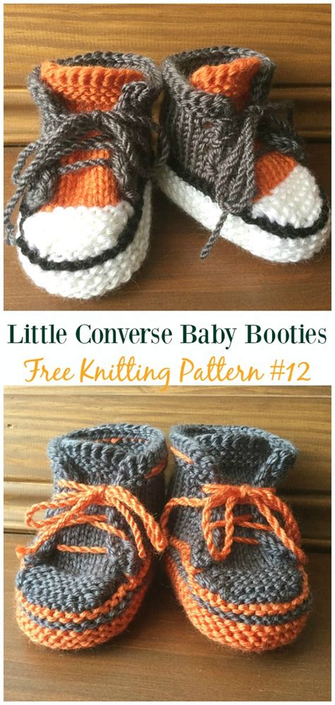 Baby booties inspired by western style boots with a fair isle design. Knit Baby Slipper Booties Free Patterns