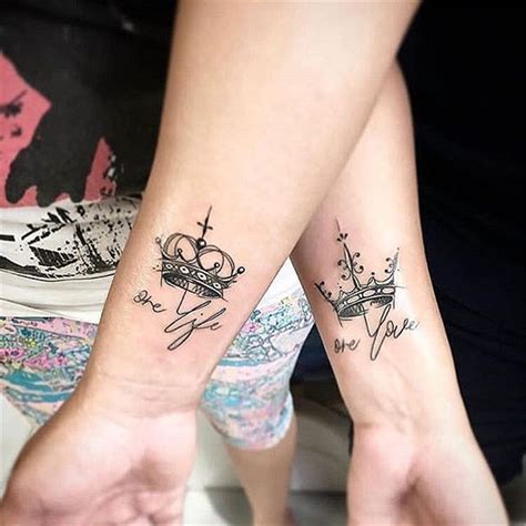 We are different but we form a whole this couple tattoo design features asymmetry, which is a rather unusual characteristic of couple tattoos. 60 Meaningful Unique Match Couple Tattoos Ideas