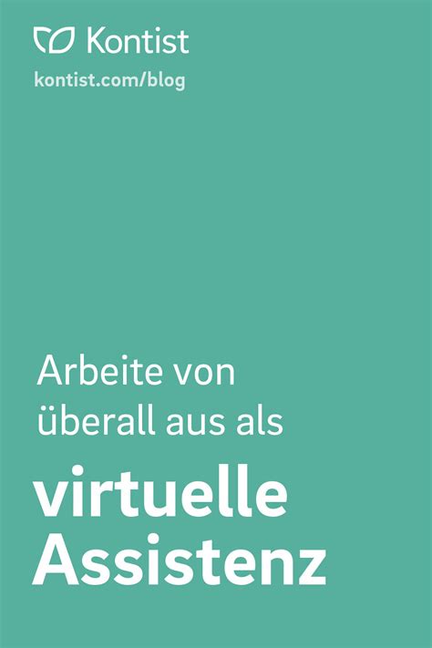 Hallo, ich ueberlege mir mich mit der herstellung handgefertigter veganer umweltschonender koerperpflegeprodukte selbststaendig zu machen. Wie kannst du virtueller Assistent werden? | Kontist ...