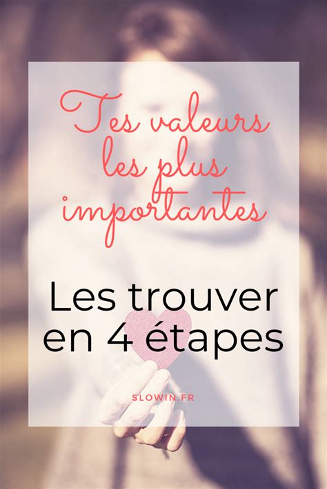 Quelles sont vos motivations : Quelles sont vos valeurs ? Exercice approfondi en 4 étapes ...