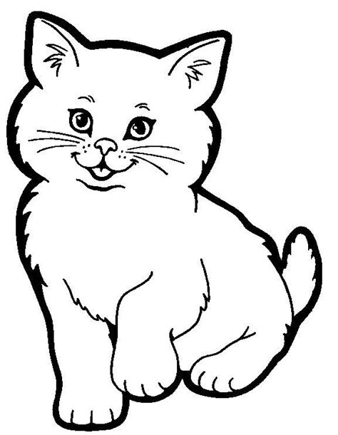 Ein weiteres bild von kawaii katzen ausmalbilder: Dibujos De Gatos Bonitos Para Colorear - Totalmente Gratis