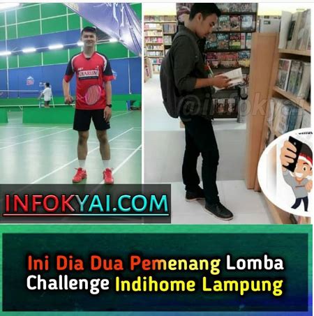 Jalin komunikasi secara dekat dengan kerabat, saudara dengan menggunakan telepon rumah dari indihome fiber, dapatkan telepon rumah berkualitas dengan suara jernih lebih hemat, untuk berlangganan indihome telepon rumah silahkan kunjungi plasa telkom terdekat, sobat juga bisa berlangganan dalam satu paket dengan internet indihome plus indihome tv atau salah satunya dari. Ini Dia Dua Pemenang Lomba Challenge Indihome Lampung ...