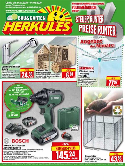 So finden sie bei uns u.a. Angebote - HERKULES Bau&Garten-Markt