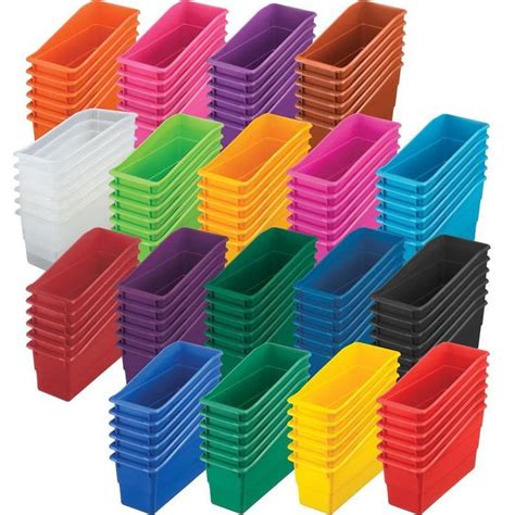 Whether you arrange your books by author or colour, bookends help keep your library and shelves tidy. Durable Book And Binder Holders - 12 pack | Book boxes ...