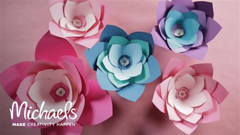 Maybe you would like to learn more about one of these? DIY Giant Paper Flower | Michaels - YouTube