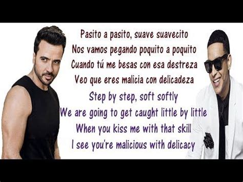 Show me the path that i will take (oh). Despacito Lyrics in English and Spanish - Luis Fonsi ft ...