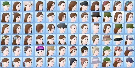 Also useful if you wanted to make some dystopian society where everyone is a product. Mod The Sims - No More Base Game Hair!-Female