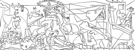 1060x1065 coloring pablo picasso coloring pages. guernica-by-pablo-picasso-coloring-page - Raulromeroarte