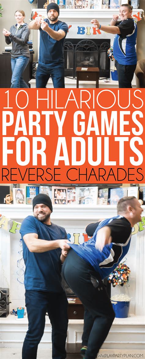 These christmas party games are guaranteed to make even the lamest christmas party entertaining! 19 Hilarious Party Games for Adults - Play Party Plan